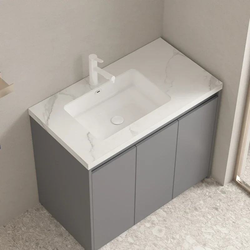 Alloy wash basin Floor-to-ceiling washbasin Patio Outdoor balcony Sink basin Cabinet