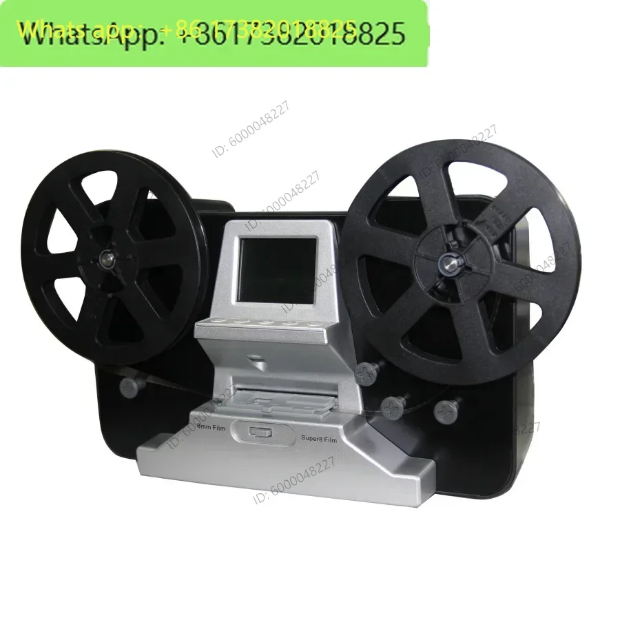 8/8mm Digital Roll Film Scanner, Converts Film into Digital Video Max Support 5'' Reel