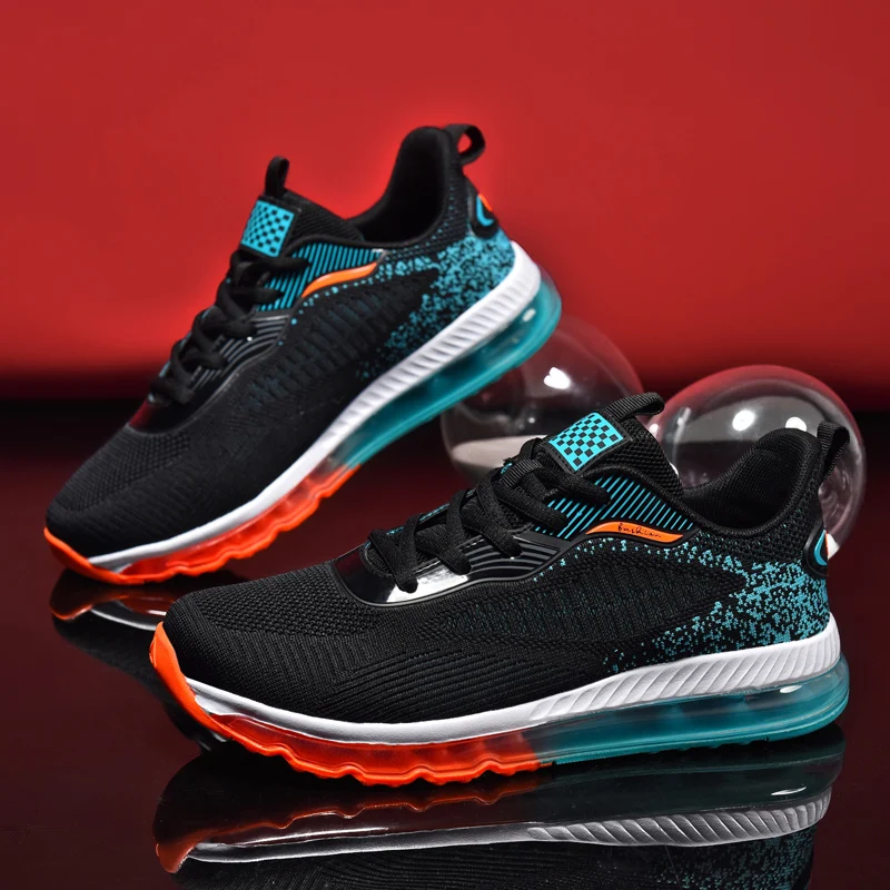 

2025Summer Breathable Comfortable High-Quality Surface Air Cushion Sole Full Sole Cushion Sole Sports Casual Men's Shoes39-48
