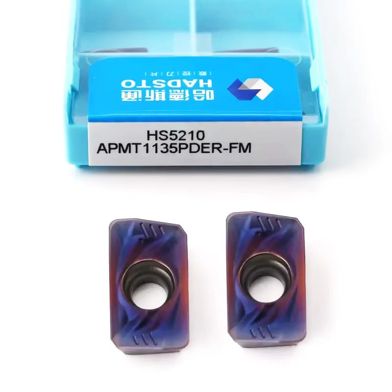 10pcs Original APMT1135PDER APMT1604PDER APMT1605PDER FM HS5120 HS5130 HS5115 HS5210 HS5220 HS530 HS6130 CNC Milling Inserts