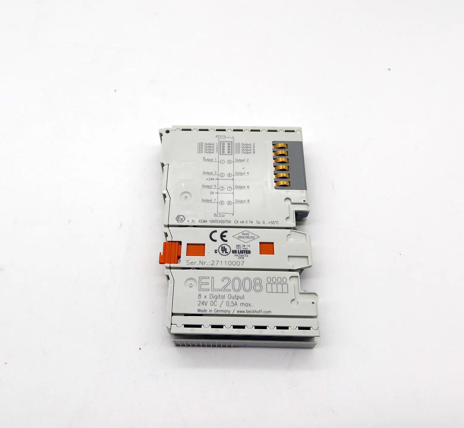 

New and Original EL2008 EtherCAT Terminal 8-channel digital output 24 V DC 0.5 A