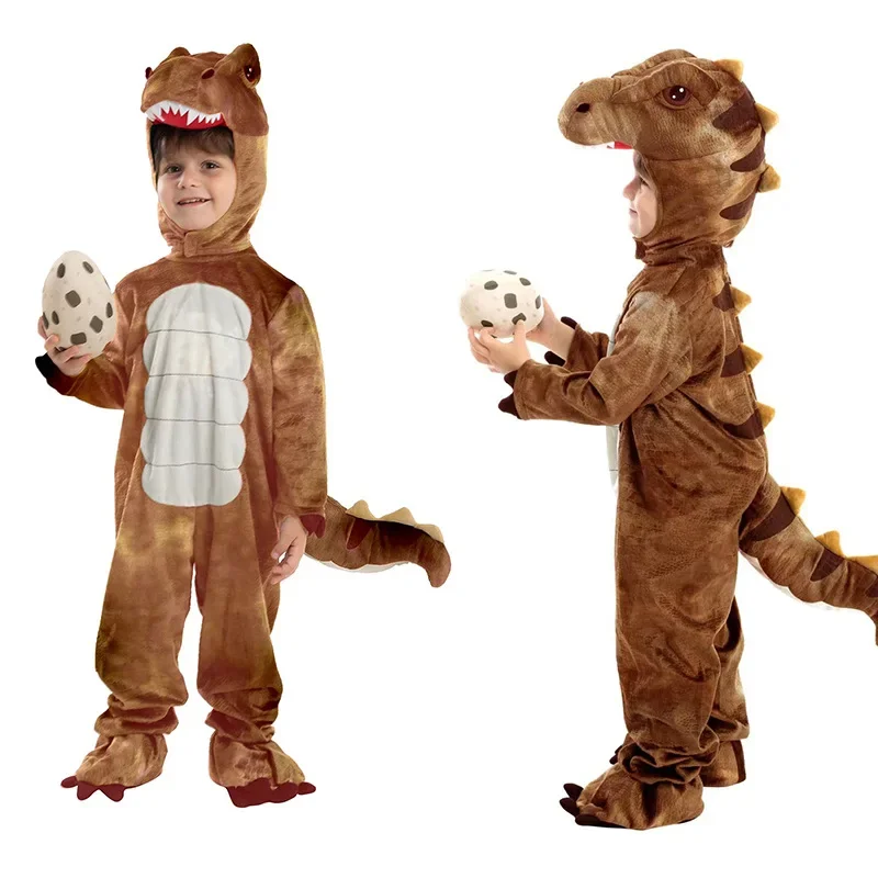 Children's Dinosaur Costumes Kids Pajamas Cosplay Jumpsuits Stage Party Suits for Kids Christmas Carnival Dress Up Gifts 2023