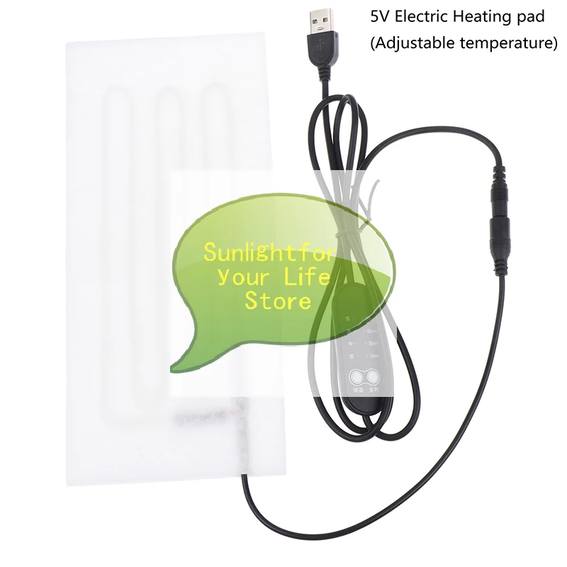 

HOT!1Pc Cervical Vertebra Pillow Heating Pad USB Heating Wire Heating Mat 5V Electric Heating Element Non-Woven Film Heater Pad