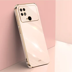 Luxury Plating Case For Poco C40 M5S X3 Pro X4 GT X4 Pro 5G F4 M4 Pro Soft Silicone Gel Funda Carcasa Coque Girly Cover