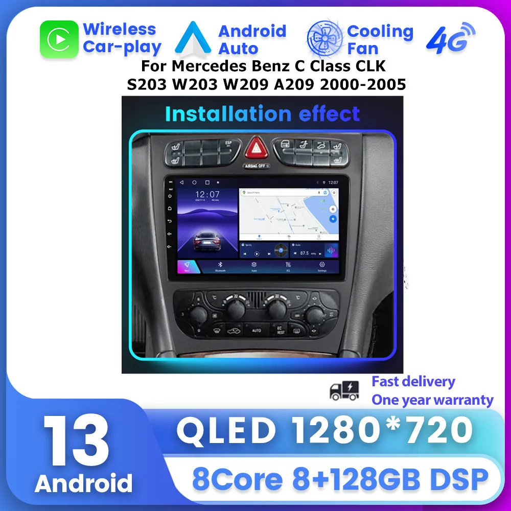 Мультимедийная Система CarPlay Android 13