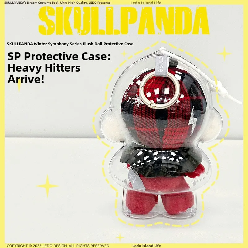 

Skullpanda Winter Melody Vinyl Doll Protective Case Suitable for Bobo Ma Tie SP Acrylic Protective ell Hard Cotton Doll