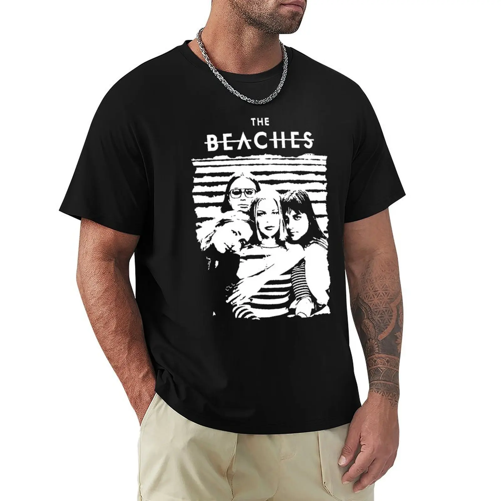 

THE BEACHES BAND T-Shirt blue lock animal prinfor boys oversized custom shirt mens t shirt