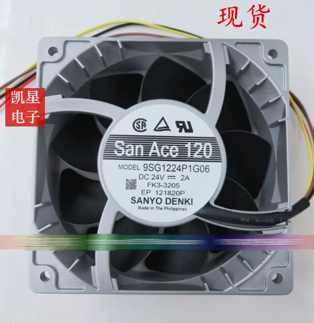 for-for-sanyo-9sg1224p1g06-24v-20a-120×120×38mm-aluminum-frame-cooling-fan
