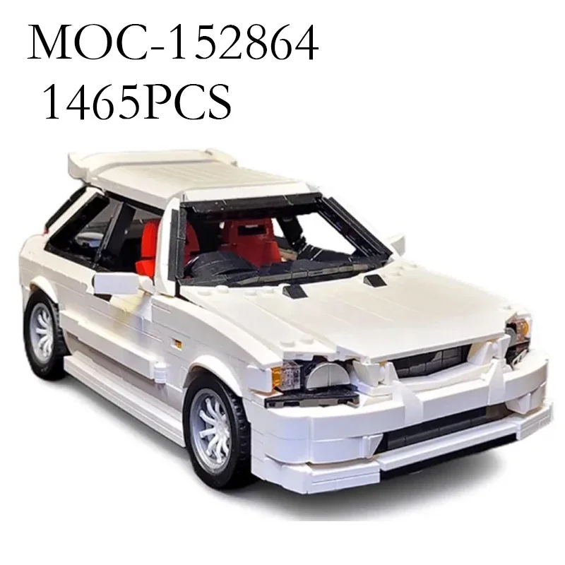 Brand New 90s Civic Type-R (EK9) MOC-152864 Racing Model Building Kit Building Blocks Self-locking Bricks Birthday Gift