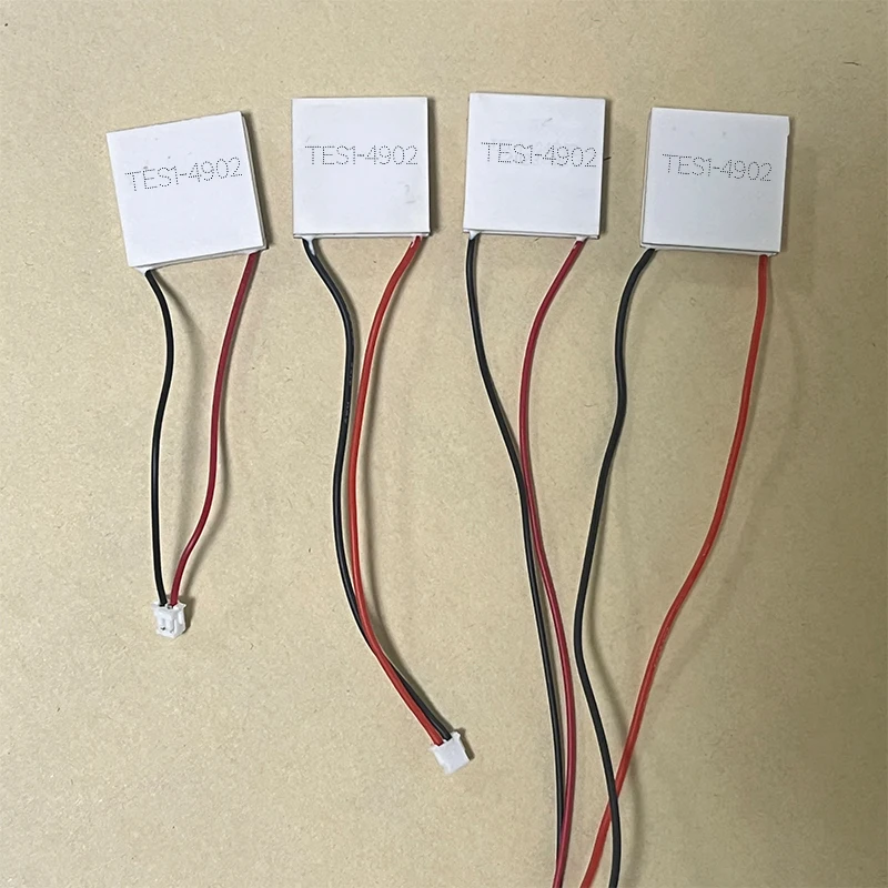 Полупроводниковая охлаждающая пластина TEC1 TES1-4902 20X20 мм 5 В 2 А 1,5 клемма маломощный охладитель Пельтье