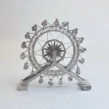 3D金屬拼圖岳陽塔聖彼得大教堂海灘小屋建築組裝模型拼圖玩具禮品 8 最佳銷售 3D金屬拼圖 - №8