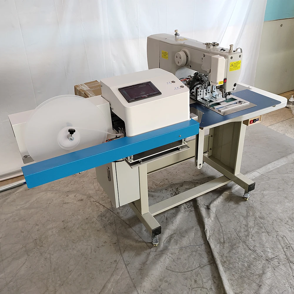 Automatic Sewing Garment Making Industrial Machine With Fabric Conveying