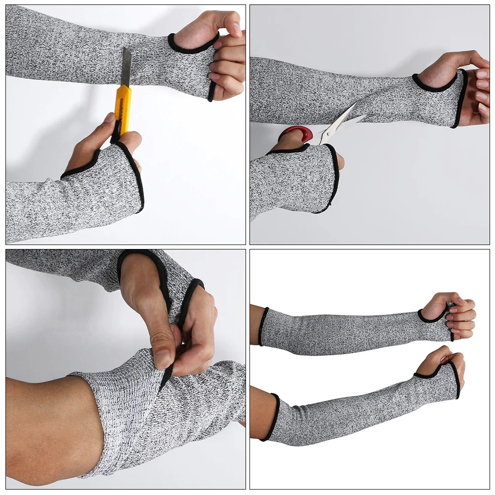 زوج واحد من أكمام الذراع المقاومة للقطع خفيفة الوزن وقابلة للتنفس لخط تجميع اختيار البستان معدات سلامة العمل #2