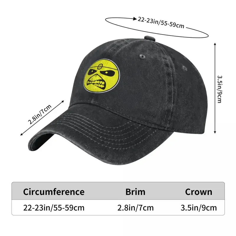 2024 Men Irons Casual Powerslave Head Washed Baseball  Casual Hats Summer Female Male Outdoor Sun Sun protection