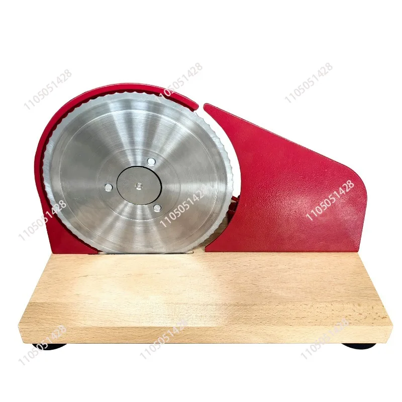 Homemade Sourdough Sandwich Hand Crank Bread Slicer Red Ceramic Manual Bread Slicer French Bread Cutter