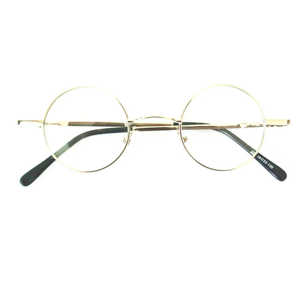 Small Size 38mm Vintage Round Reading Glasses Spring Hinges Full Rim +100 +125 +150 +175 +200 +225