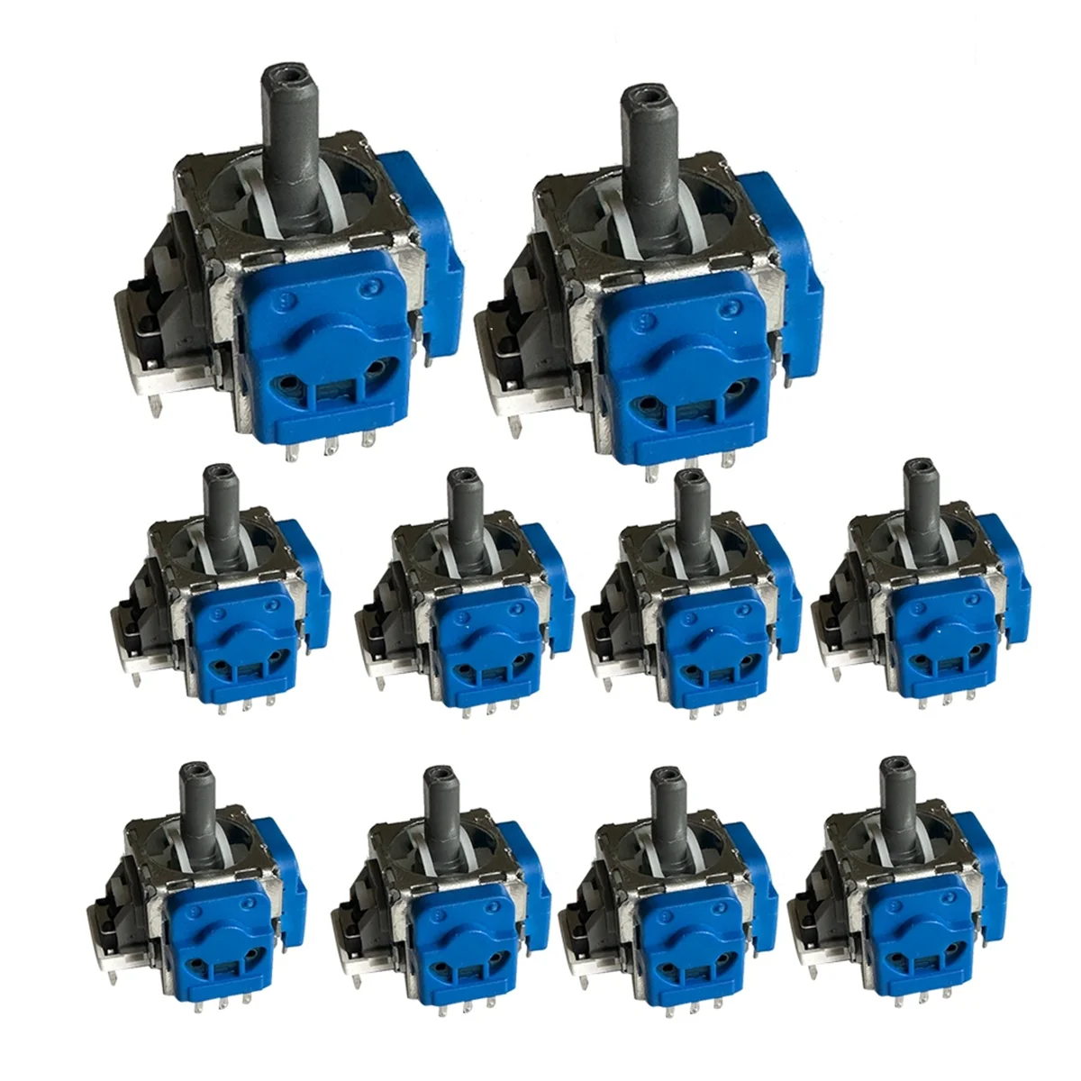 10PCS Hall Joystick Controller สําหรับ PS5 จอยสติ๊กแม่เหล็กไฟฟ้า Analog Sensor Potentiometer Anti-Drift 3D จอยสติ๊ก