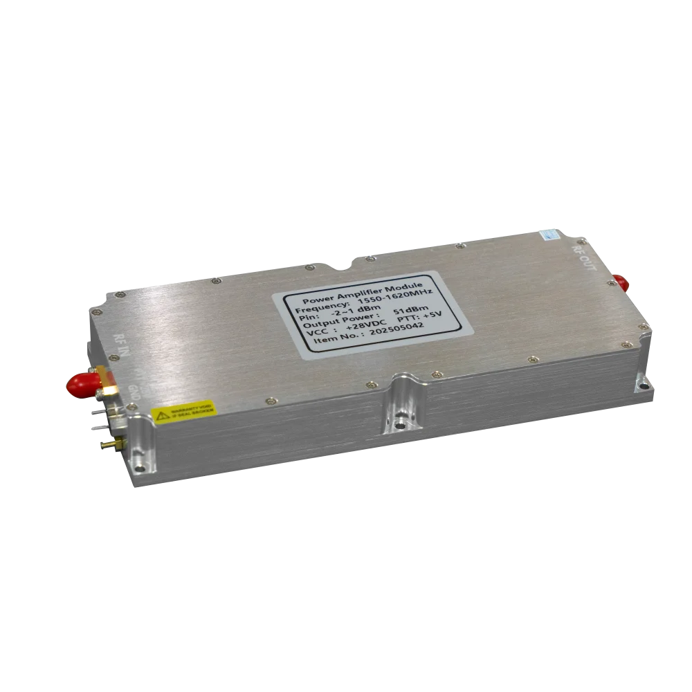 

Поддерживаемый 120-ваттный 2400-2500 МГц 2.4G 5.2G 5.8G 100 Вт твердотельный высокомощный усилитель непрерывной волны FPV-модуль