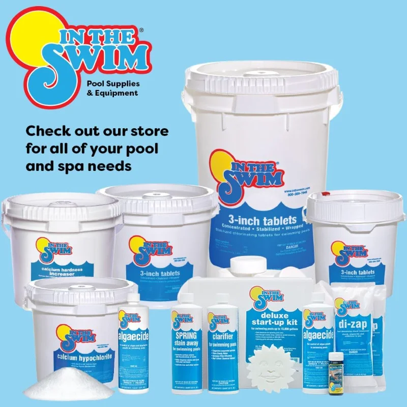 In The Swim Shock and Chlorine Bundle for Sanitizing Swimming Pools – Includes 24 x 1 Pound Bags of 68% Cal-Hypo Pool Shock