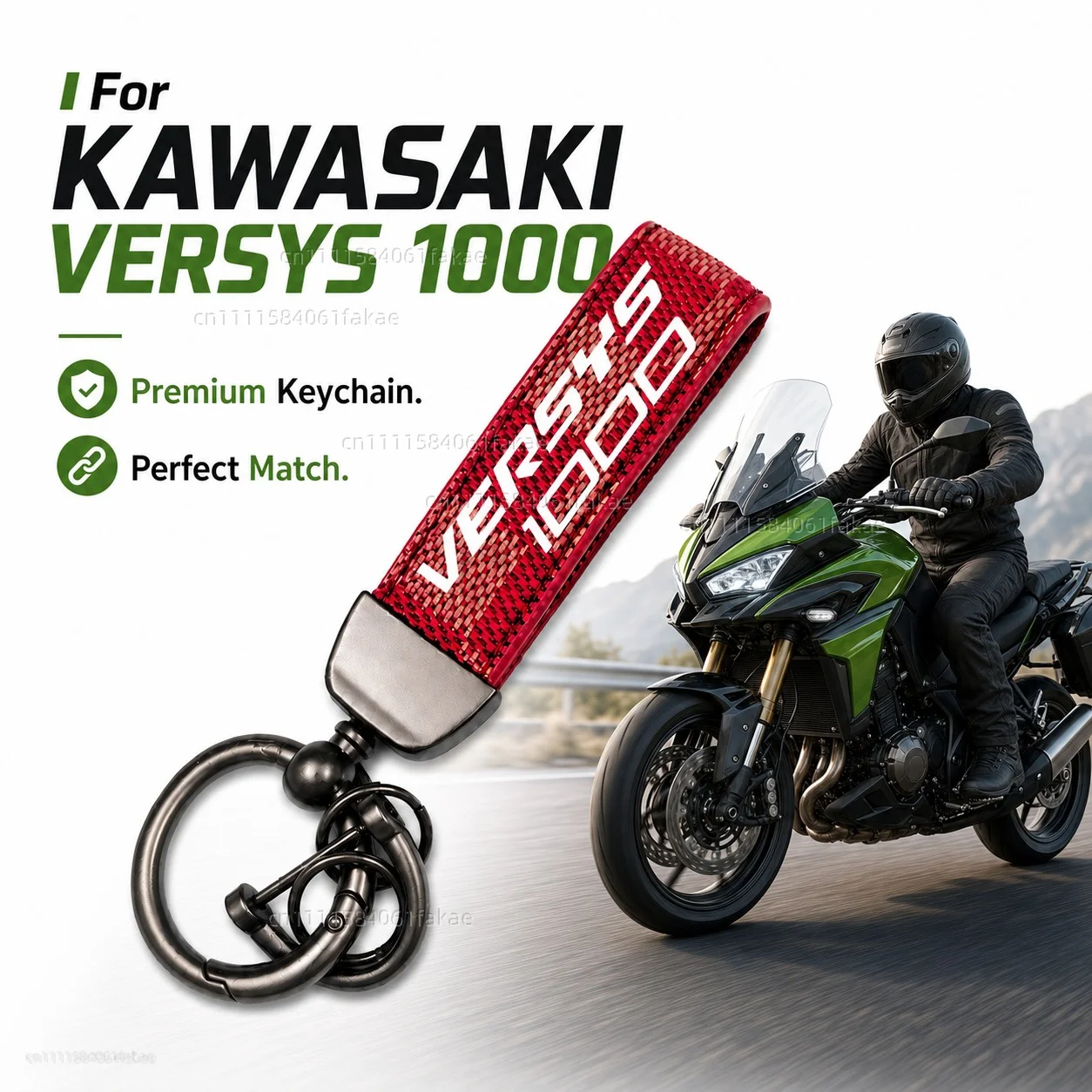 For KAWASAKI VERSYS 1000 1100 1000SE SE VERSYS1000 VERSYS1000SE 2015-2024 Motorcycle Keychain Custom Logo