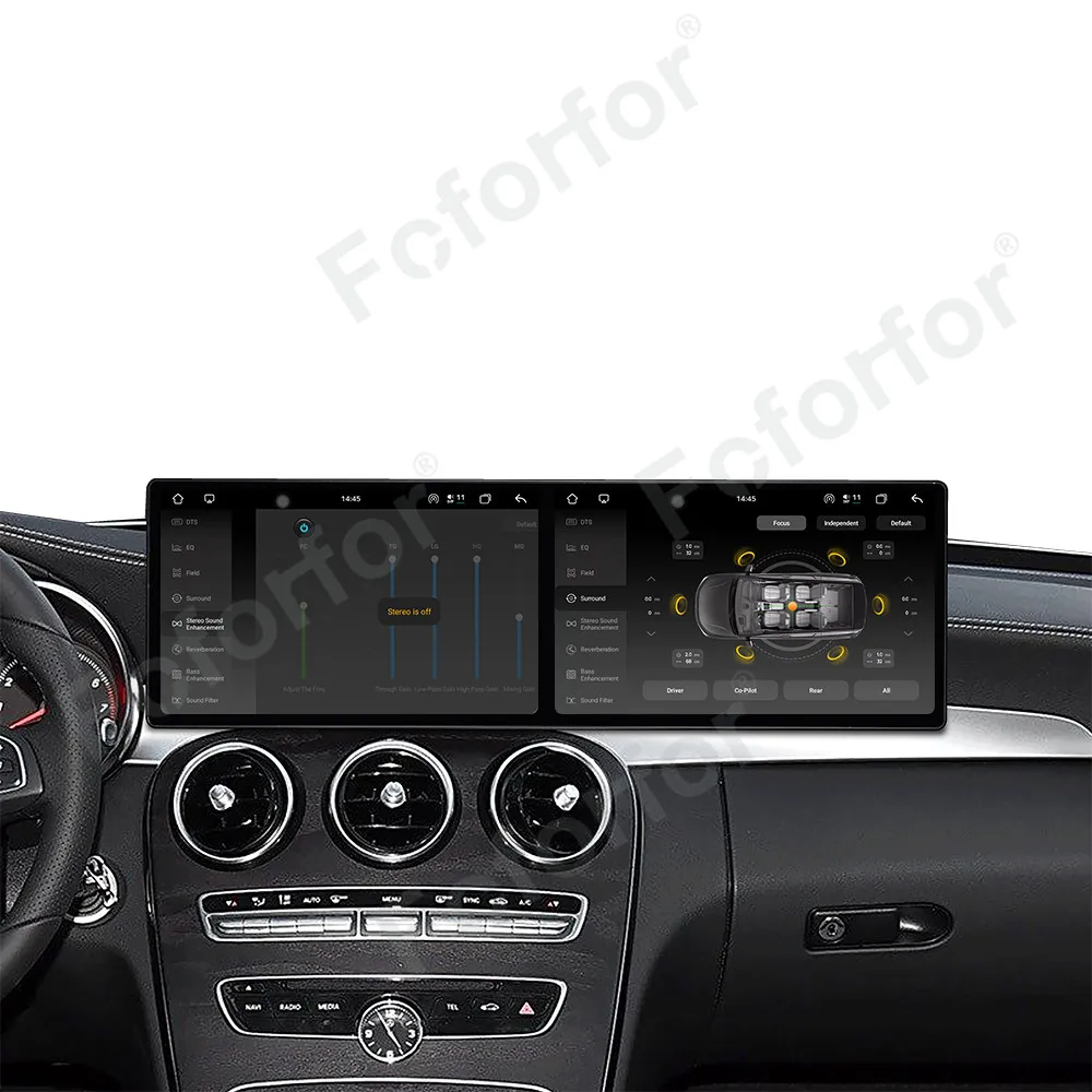 

9.1 Inch Dual Touch Screen For Mercedes-Benz C/GLC W205 2015-2019 Multimedia Player Car Radio GPS Navigation Android 15 Carplay