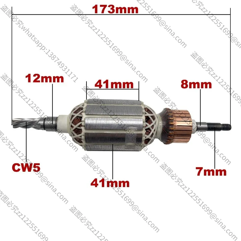Suitable for Makita Hammer HR4000C HR4040C Armature Rotor, Anchor Armature, Motor Parts