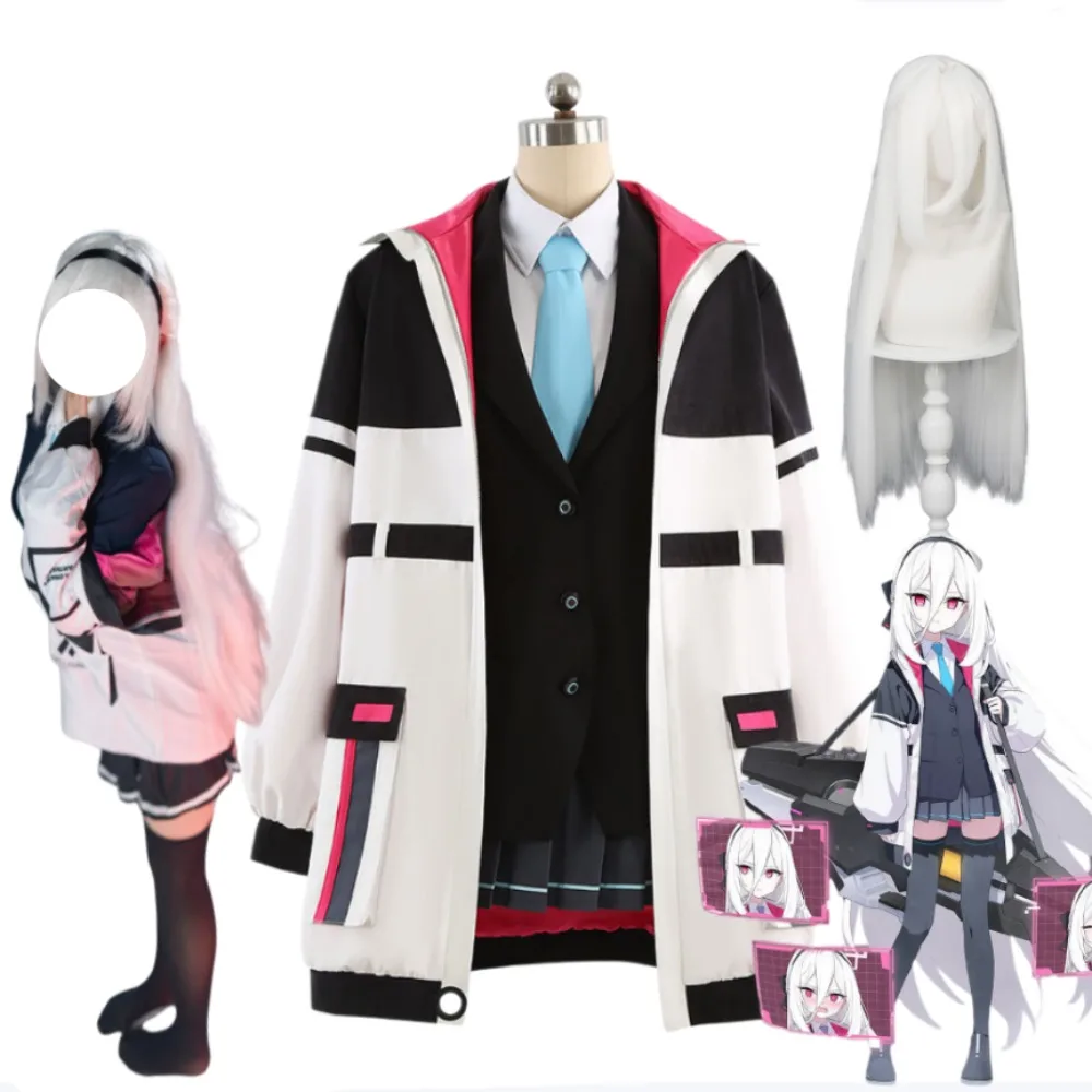 

Game Blue Archive Kei Suit Jacket Short Skirt Cosplay Set Full Costume Adult Women Halloween Carnival Comic Con Game Outfit