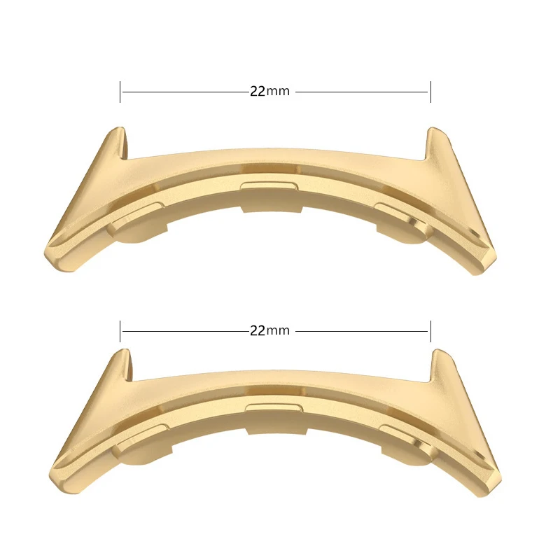 Adattatore in acciaio inossidabile da 2 pezzi per Google Pixel Watch 3 cinturino da 45 mm Accessori in metallo 22 mm Connettore rapido Pixel Watch 3 45 mm