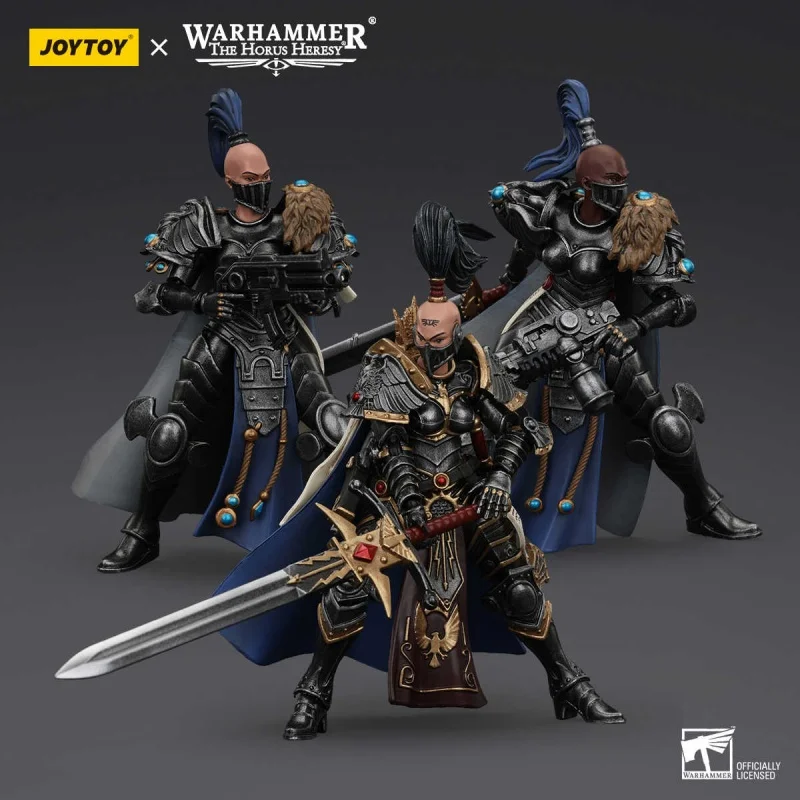 

[IN STOCK] JOYTOY Warhammer 30k 1/18 Action Figure Sisters of Silence Argent Lynx & White Falcons Vigilator Cadre