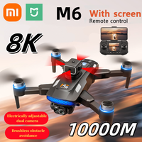 Xiaomi M6 Drone With Screen Remote Brushless Motor 8K HD Camera Optical Flow Positioning Obstacle Avoidance FPV RC Quadcopter