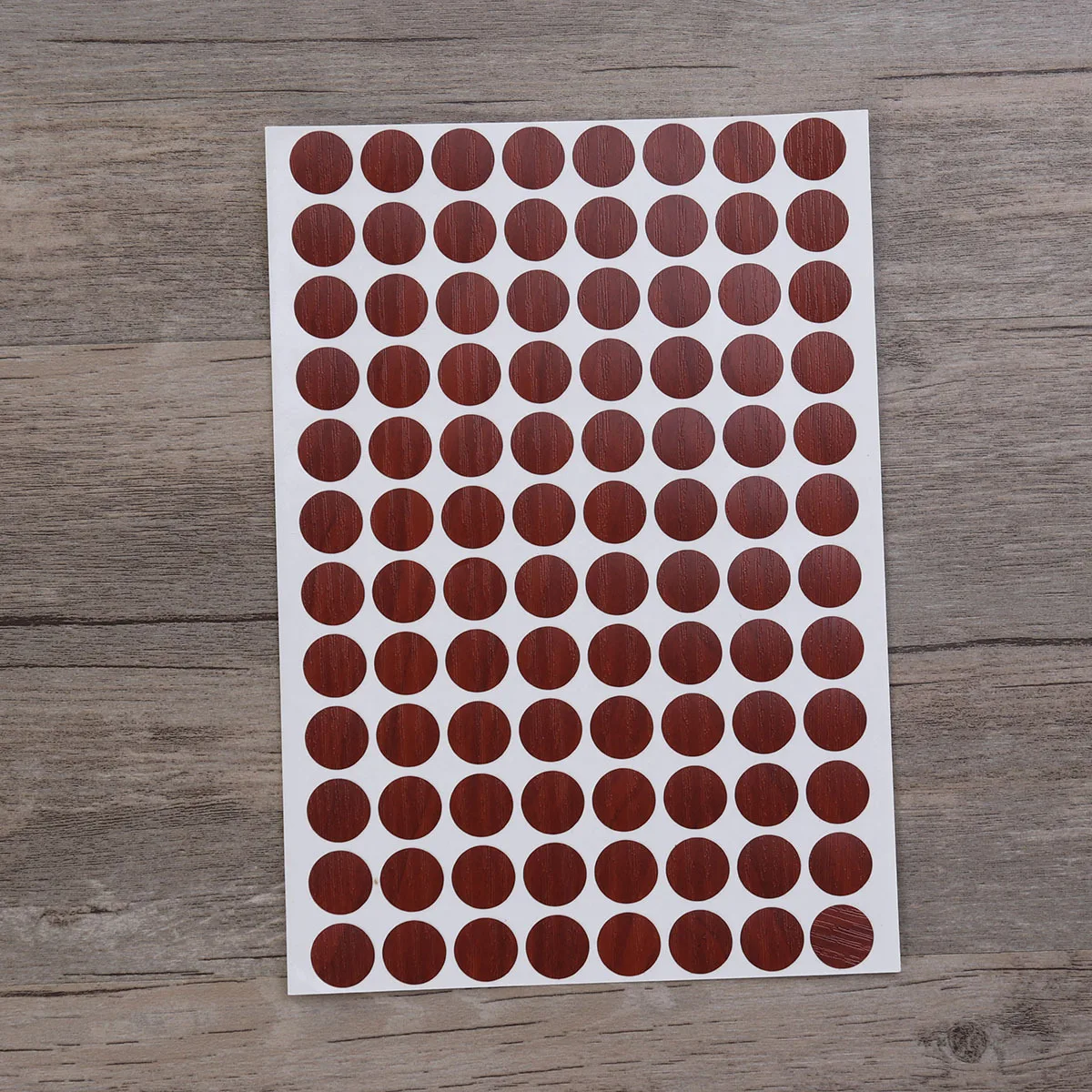 96 قطعة ثقب المسمار مقاوم للماء يغطي 15 مللي متر ملصقات البلاستيكية غير القابلة للانزلاق للخشب إنهاء قبعات الزخرفية تتلاشى مقاومة سهلة الإزالة #5