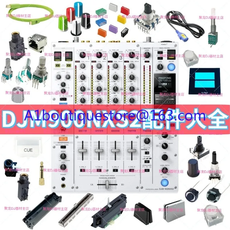 

apply to Pioneer 900 Three DJM900NXS2 Mixer Potentiometer Putter Knob Hat Button Fader Switch Accessories