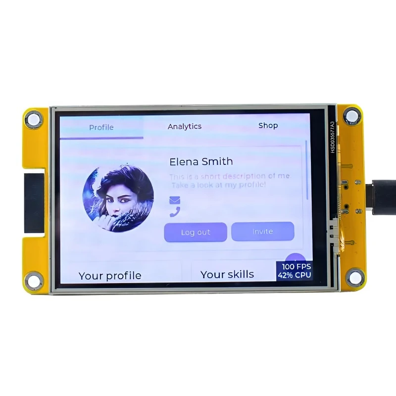 32 2.8 "Touch Screen LCD Control Panel | Home Appliances Integrated WiFi Smart Display Module