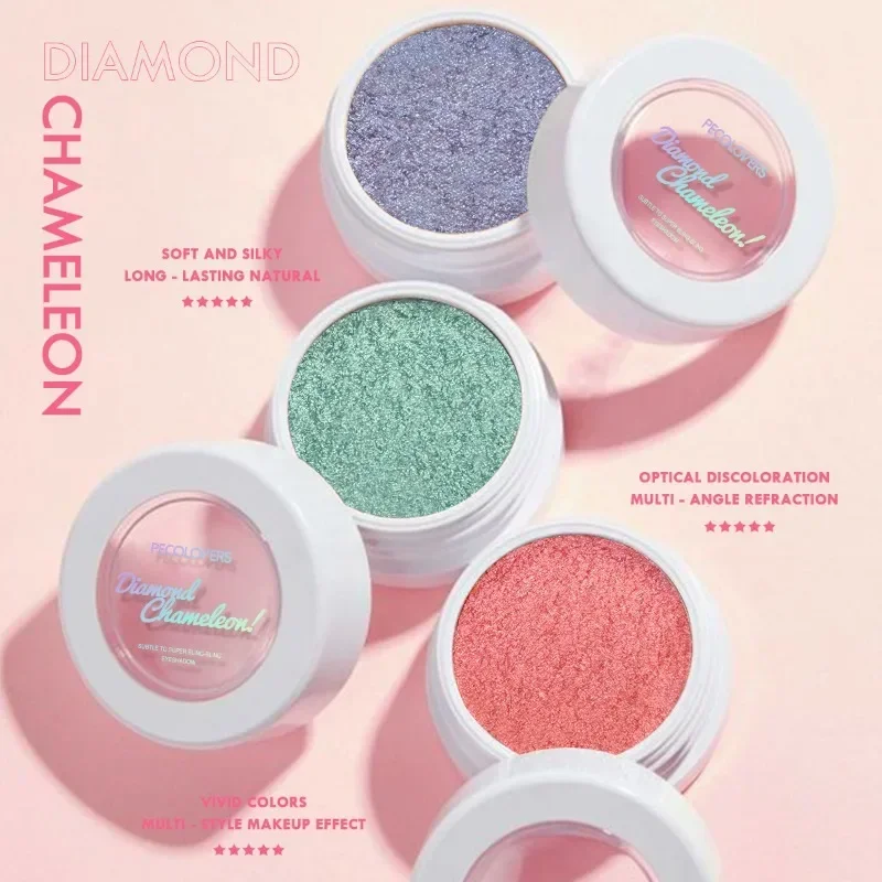 1PC Chameleon Mashed Potato Texture Sparkle Shadows Glitter Eyeshadow Powder High-gloss Eyes Makeup