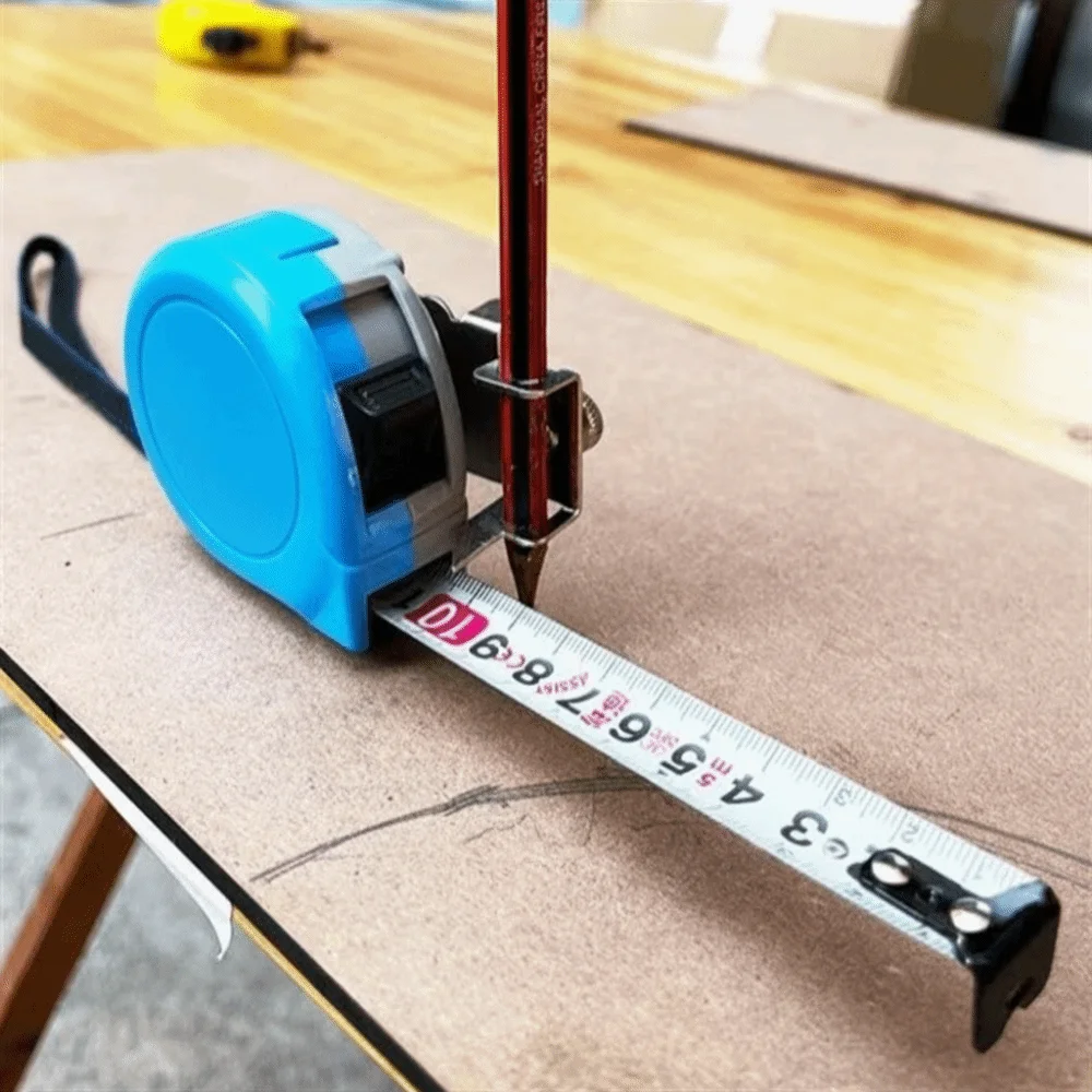Alloy Tape Measure Scribing Tool Corrosion-prevention Fixed Mark Tape Measure Pencil Clamp Anti-rust Durable