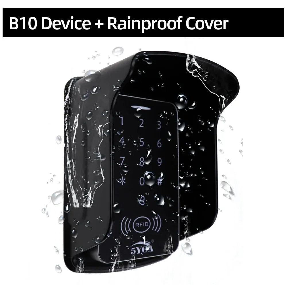 5YOA B10 RFID Toegangscontrole Toetsenbord Kaartlezer Waterdichte Hoes 125 KHz voor Toegangscontrole Systeem Intercom Deurslot opener