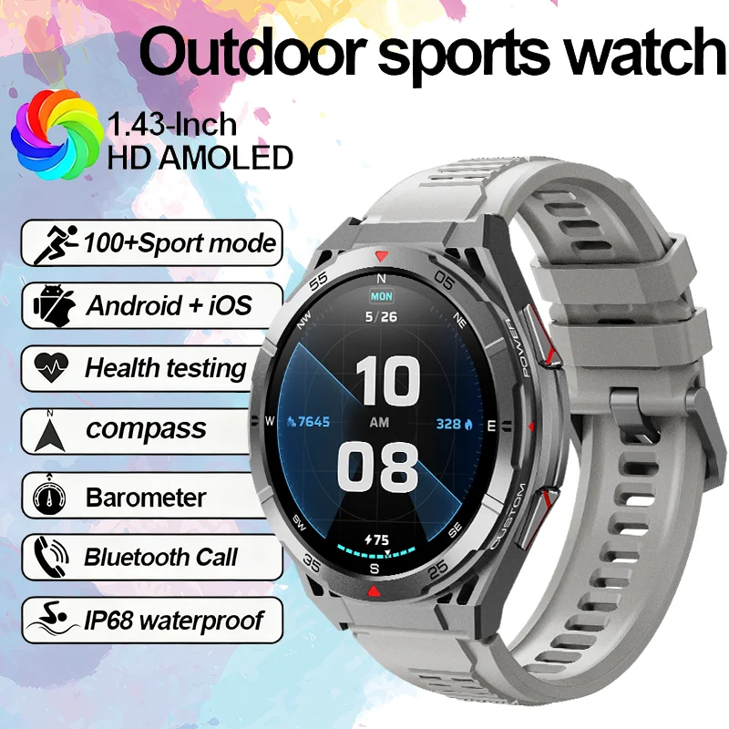 

X2B GPS мужские уличные умные часы компас мониторинг здоровья IP68 водонепроницаемый Bluetooth вызов фитнес-трекер умные часы для езды на велосипеде