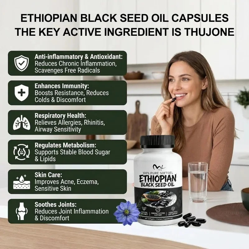 Capsule di Olio di Semi Neri - - Black Seed Oil Capsule recensione e prezzo