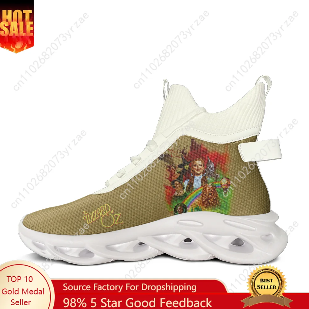 

The Wizard of Oz High Top Flats Sneakers Mens Womens Teenager Sneaker High Quality Personalized Fashion Casual Shoe Custom Shoes