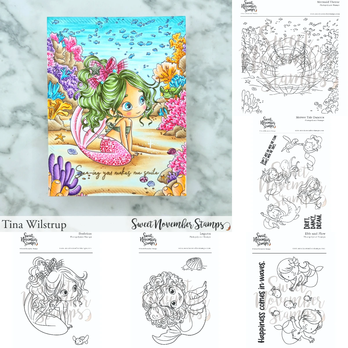 Nuevo Set de Sellos Transparentes 2026 - Sirenas Retro Pin Up para Manualidades DIY, Scrapbooking, Álbumes de Fotos y Decoración Artesanal