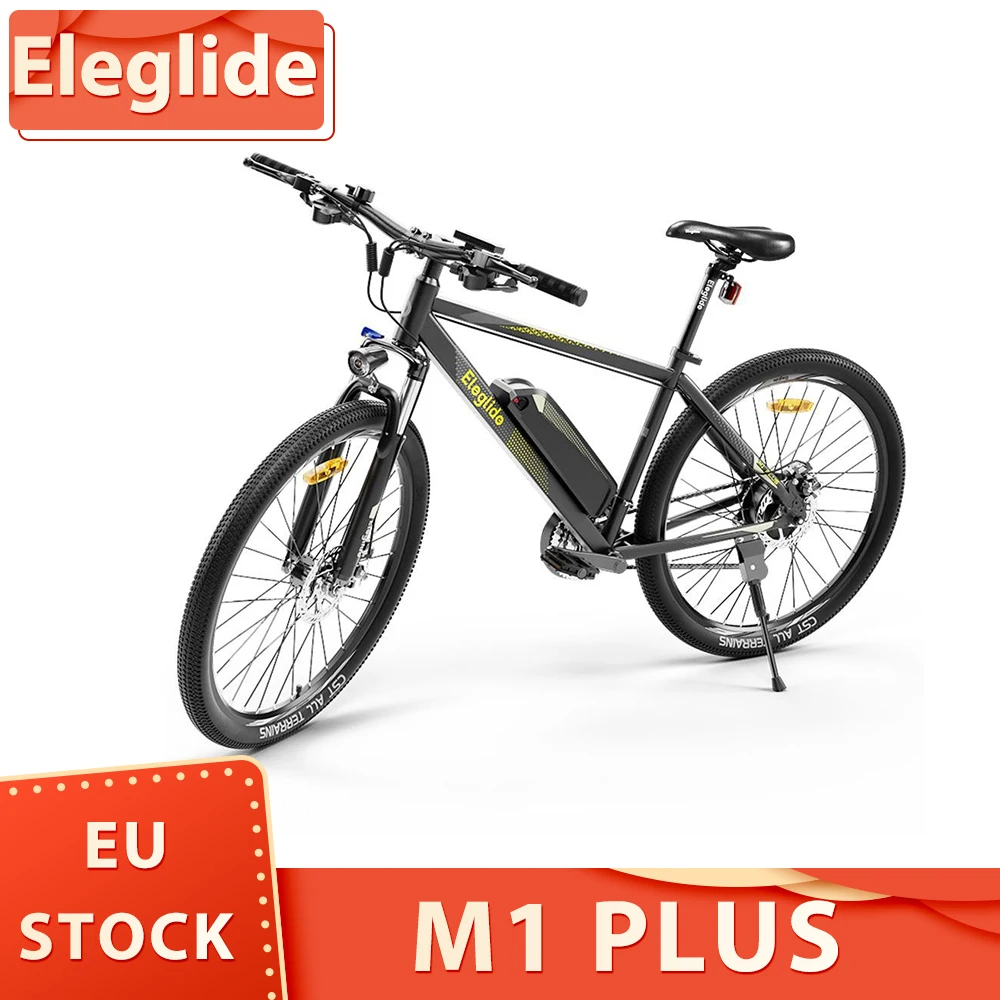 Eleglide M1 Plus App Version Electric Moped Bike 27.5 inch Tire 250W Motor EBike 36V 12.5Ah Battery 25km/h Speed Dual Disc Brake