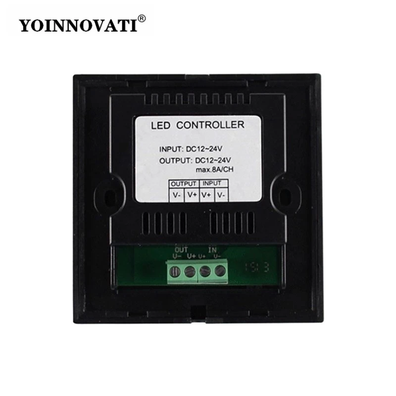 86-Type Wall Switch Smart Touch Dimmer Panel, Single Color/Monochrome LED Strip Dimming Controller, Brightness Adjustment Module