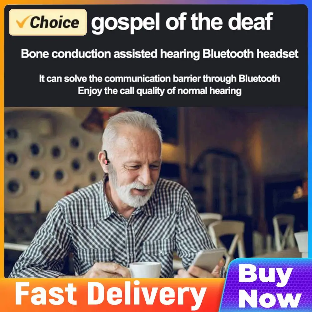 

Портативная беспроводная бизнес-гарнитура для работы, бега, велоспорта, беспроводные стереонаушники для спорта с шумоподавлением