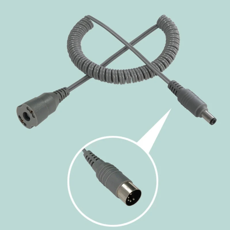 NEW SALE 1Pcs Nail Handpiece Power Cable Electric Spring Wire For Strong H6 W-168 202B Manicure Machine Drill Accessories