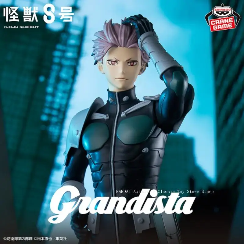 Original BANDAI BANPRESTO Kaiju No. 8 Kikoru Shinomiya Narumi Gen Personaje de anime Modelo Colección Juguetes de decoración