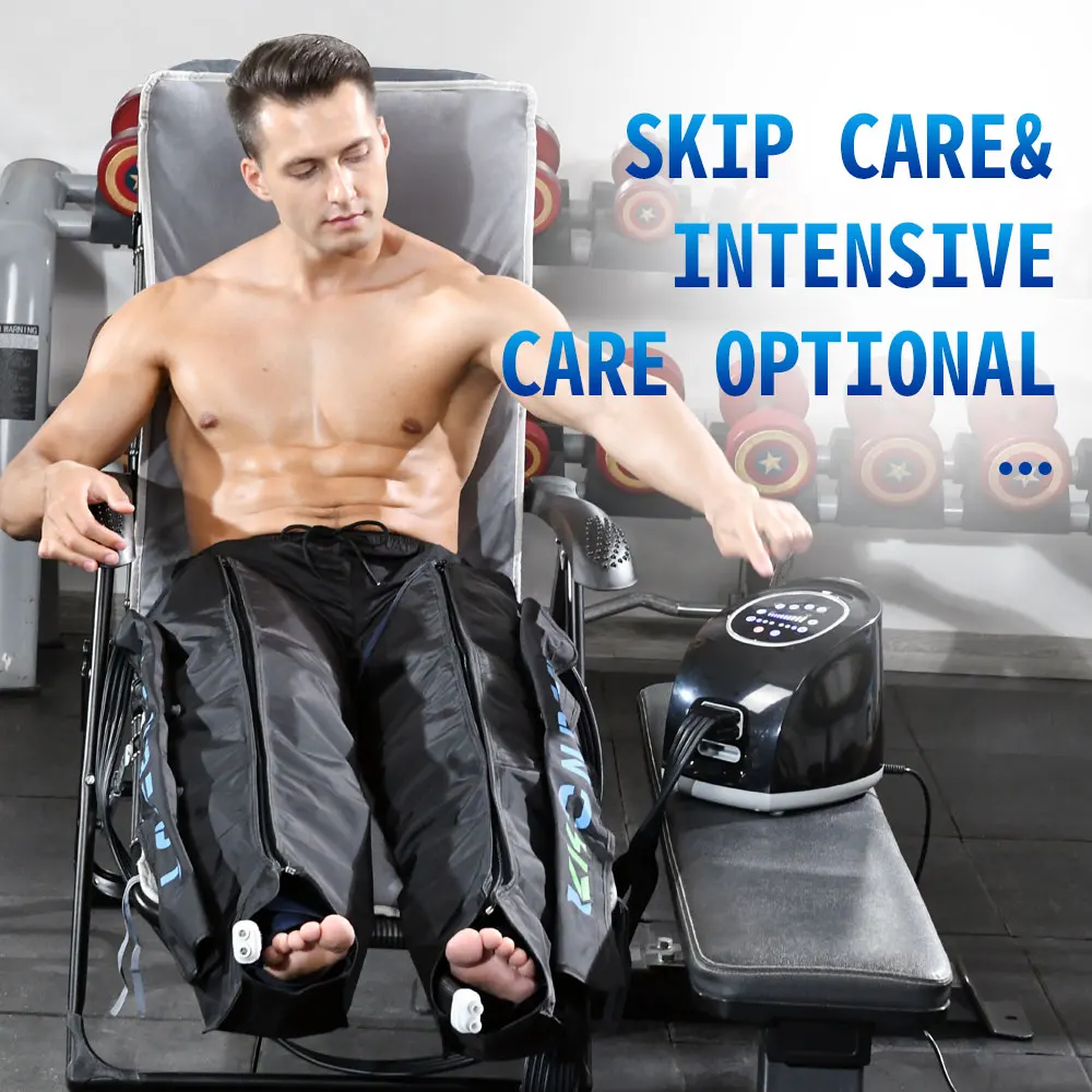 Blood Circulator Presoterapia Compression Boots Therapy Recovery air Leg Massager Machine