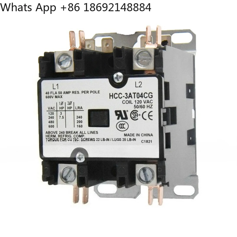 

120V HCC-3AT04CG 208V240V HCC-3AU04EH UL 40A AC Contactor for RV