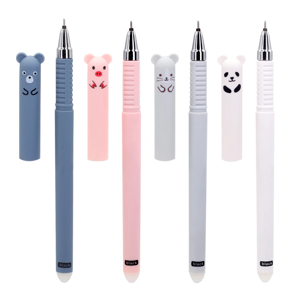 12pcs Animal Panda Erasable Gel Pen Set Image 3