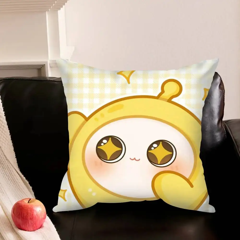 Cute Eggy P-Party-Y Various Sizes Square Pillowcase For Car Home Bedchamber Decor 5