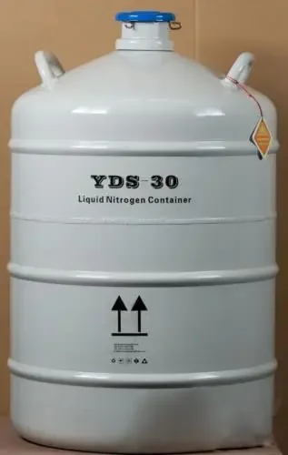 30L Liquid Nitrogen LN2 Storage Tank Static Cryogenic Container with Sleeve High quality a